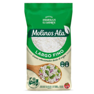 Arroz Largo Fino Molinos Ala X 500 Grs X 10U