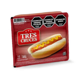 Salchichas Tres Cruces x 12 unidades