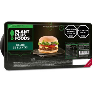 Medallón 100% Vegetal Plant Plus Food x 226 gr