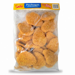 Pechugas De Pollo Rebozadas Sadia x 3Kgs