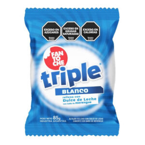 Alfajor Triple Leche Fantoche X 85Grs X 12 U