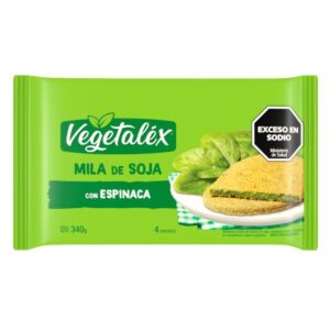 Milanesa De Soja Con Espinaca Vegetalex X 4 Un